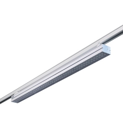 38W 3-fas LED-skena för kontor - 170 lm/W, 115 cm, Vit