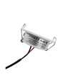 1W Ø5,2cm infälld spotlight dimbar - 12V/24V, hål: Ø4,2 cm, mått: Ø5,2 cm, 2,2 cm hög, vit