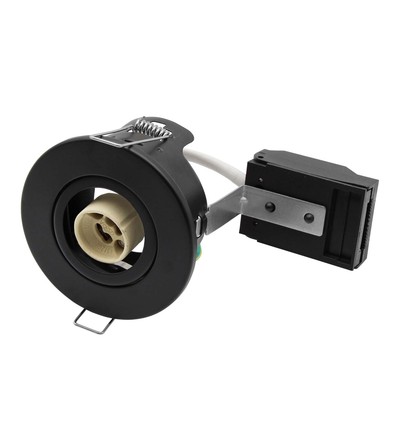 GU10 infälld spotlight - Svart, IP20