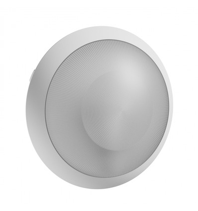 Sensorlampa Ø30cm med E27-sockel - Loopbar, mikrovågssensor IP65, IK08, 9cm hög, utan ljuskälla