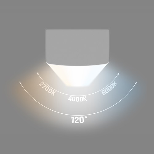 600mm Subtilo takarmatur 15W - Limea, 3CCT, 230V, 120°, IP20, vit, LED