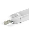60cm 20W komplett LED-armatur - genomkopplad, IP65, 5000K