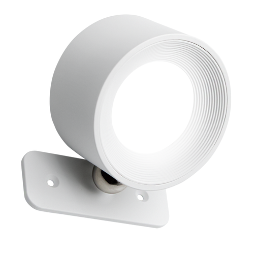 Uppladdningsbar vägglampa CCT - 4,5W, Vit, rund, 360° roterbar, IP20, inkl. ljuskälla