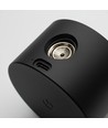 4,5W Uppladdningsbar vägglampa CCT - IP20, rund, mattsvart, 360° roterbar, inkl. ljuskälla och fjärrkontroll