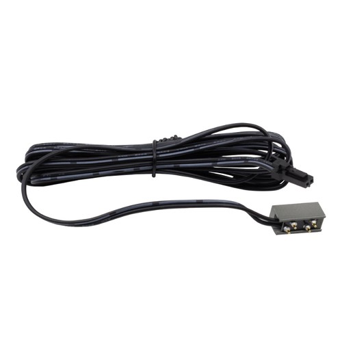 Strömanslutning för PicoTrack 2 skena - 12V, magnetisk, antracit, för akustikpaneler / glasmontrar / fönsterbelysning