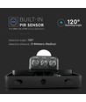 30W LED-strålkastare med sensor - 120lm/W, svart, arbetslampa, snabbkoppling