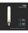 T20 VT-2204 LED 4W E14 - LED glödtrådslampa, klart glas, 4000K