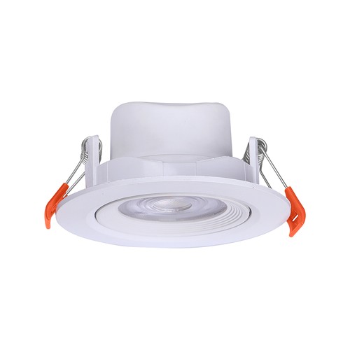 7W Ø8,8cm LED downlight för inbyggnad - Hål: Ø6,8 cm, Mått: Ø8,8 cm, CCT - 3 ljusfärger