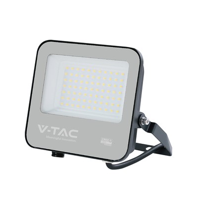 VT-4455 projektor 50W - med Cree-chip, 6500K, svart hus, grått glas, 135 lm/W, 6 års garanti, IP65