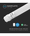 60 cm VT-061 T8 9W - nano plast rör, roterbar, Cree-chip, 4000K, 6 års garanti