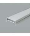 2000 mm VT-71003 monteringssats - med diffuser för LED-remsa yta, 50x10 mm, silver