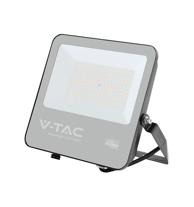 1M VT-44101 projektör 100W - Cree-chip, kabel, 6500K, svart hus, 135lm/W, 6 års garanti, IP65