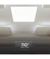 600x600mm VT-61036 panel 36W - LED, bakbelyst, Cree-chip, Lifud-drivrutin, 4000K, 120lm/W