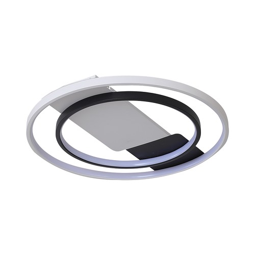 505x50mm VT-7736 taklampa 36W LED - dekorativ, 3-i-1, vit + svart, med IR fjärrkontroll