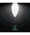 E14 6,5W LED-kronljuslampa - Cree LED Chip, 6 års garanti, C37