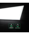 1200x300mm VT-6147 panel 40W LED - 2-i-1 bakbelyst, Cree-chip, 4000K, 6 års garanti, 110lm/W