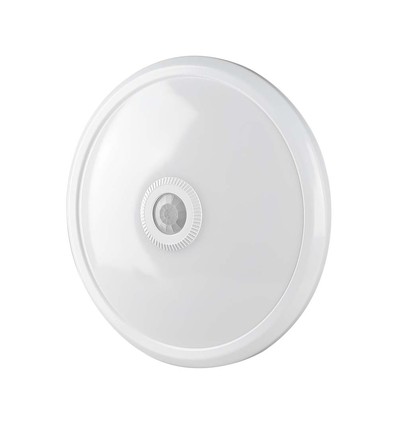 Vt-13 kupollampa 12W - med PIR-sensor, Cree-chip, 4000K, vitt hus