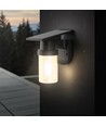 Vt-11148cct LED vägglampa 0,9W - sol, 3-i-1, svart, IP54, med fjärrkontroll