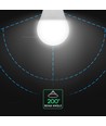 A60 VT-2112 LED 10,5W E27 - plastlampa, Cree-chip, 4000K, 6 års garanti