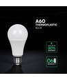 A60 VT-2112 LED 10,5W E27 - plastlampa, Cree-chip, 3000K, 6 års garanti