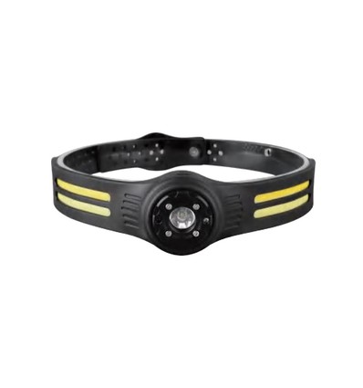 VT-9901 pannlampa 3W+5W - COB, silikon, med rem, uppladdningsbar, IP43