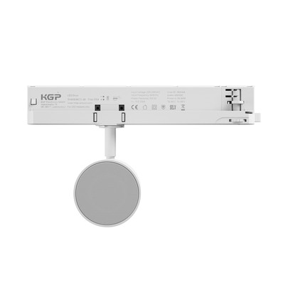 Högtalare 3-fas skena 10W - Bluetooth, vit, 230V