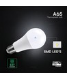 A65 VT-2017 LED 17W E27 - plastlampa, Cree-chip, 3000K, 200°, 6 års garanti