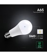 A65 VT-2017 LED 17W E27 - plastlampa, Cree-chip, 6500K, 200°, 6 års garanti