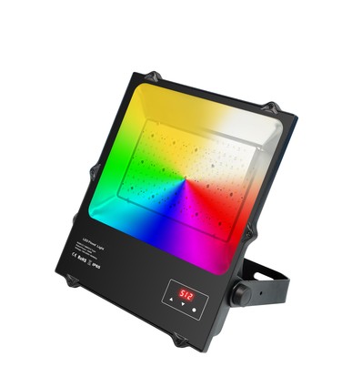 100W RGBW DMX strålkastare - IP65, arbetslampa, DMX512