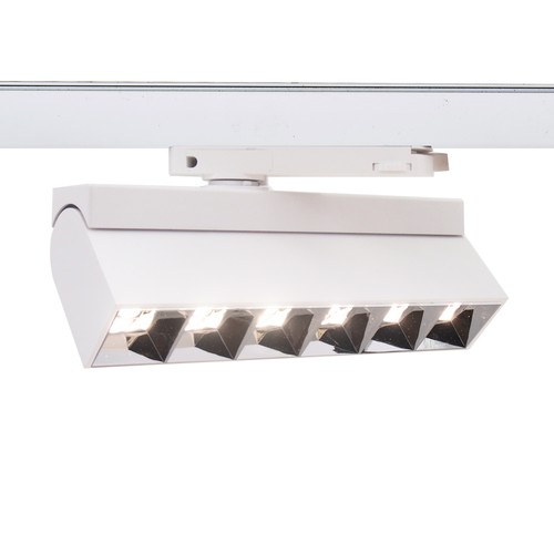 LEDlife justerbar LED ljusskena RA92 - För 3-fas skenor, 36W, 23,5 cm, vit