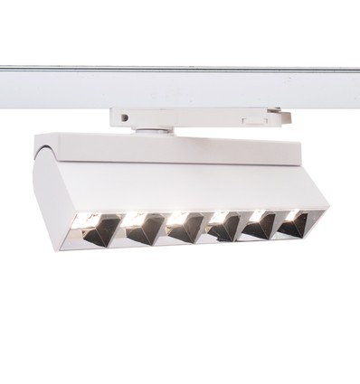 LEDlife justerbar LED ljusskena RA92 - För 3-fas skenor, 36W, 23,5 cm, vit