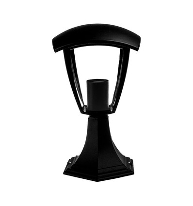 Vt-734 golvlampa E27 - svart