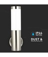 VT-833 vägglampa E27 - i rostfritt stål, hus, IP44
