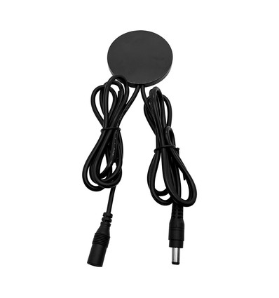 Dold touch-dimmer för LED - Svart, 12V (72W), 24V (144W), upp till 2,5cm tjocklek