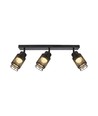 685x211 mm VT-89015 taklampa 3x6W LED - dekorativ, 3000K, matt svart