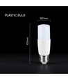 T37 VT-237 LED 7,5W E27 - plastlampa, Cree-chip, 6500K, 6 års garanti