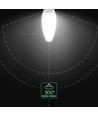 Vt-260 LED olivlampa 60W E40 - 6500K