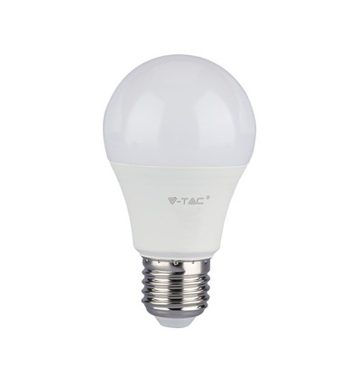 A60 VT-2113 LED 10,5W E27 - plastlampa, 6500K, 3 st./förpackning