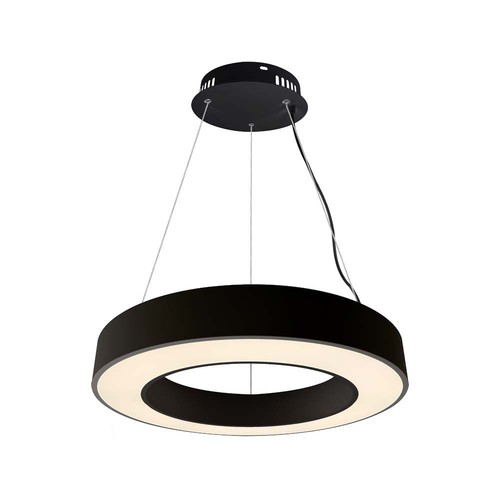 Vt-7760 LED-lampa 50W - design, hängande, TRIAC dimbar, 4000K, svart