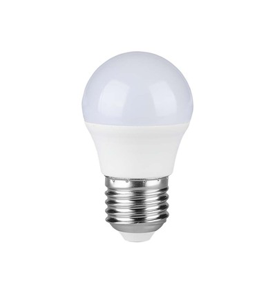 Vt-246 LED-lampa 4,5W E27 - G45, plast, Samsung-chip, 4000K