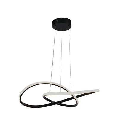 Ø500 VT-7799 hängande dekorativ lampa - 3000K, svart hus