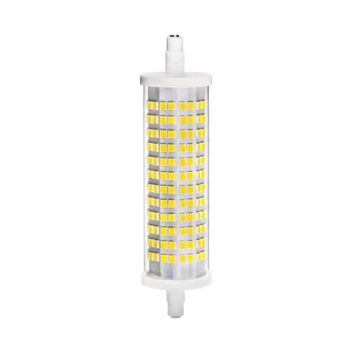 R7S 118mm / 16W LED lampa - 2000lm, 300° spridning, ersätter 126W, keramiskt hölje