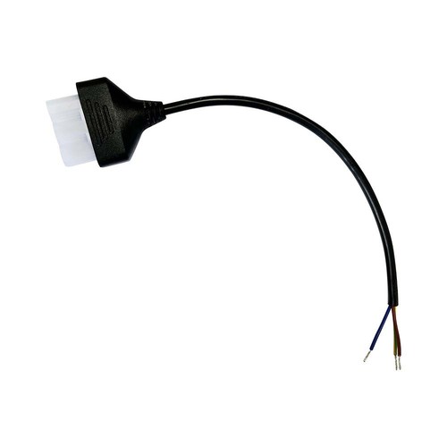 0,3 m strömkabel - svart, 3x0,75 mm²