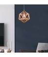 LED designer pendellampa - brun