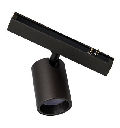 Magnetisk Mini LED skenspot - Antracit, 1W, Passar till PicoTrack 2 skenor, RA92, 12V