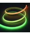 10m RGBIC Neon LED-strip - 15 cm kabel, 10W/m, 576 LED per meter, 24V, IP67