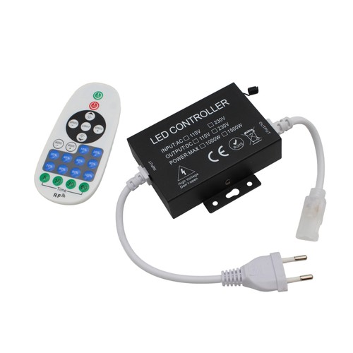 230V trådlös dimmer - Inkl. ändstopp, för 230V (Slim COB), minnesfunktion, max 80 m