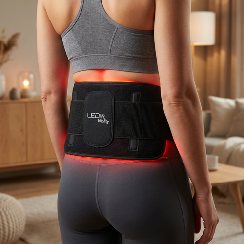 Ljusterapibälte för nacke, ländrygg m.m. - Infraröd, 20W