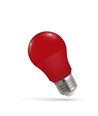 Spectrum 4,9W Röd LED-lampa - Frostad, E27, A50, 230V