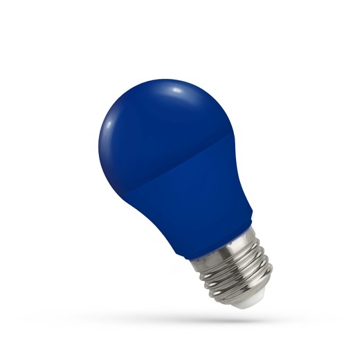 Lagertömning: 5W farvet LED lampa - A50, blå, 230V, E27